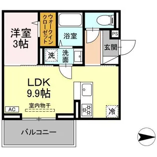 グレイスガーデンB【3階】の間取り