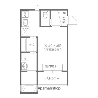 (仮称)REVE西条岡町【1階】の間取り