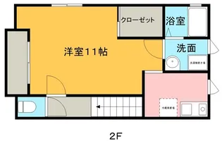 WING寺家【202号室】の間取り