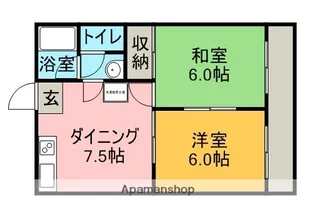 灘田ビル【202号室】の間取り
