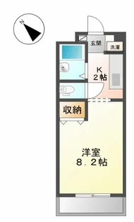 サンパティオ幸本Ⅰ【2階】の間取り