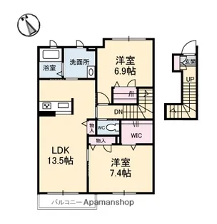 CASA M【2階】の間取り