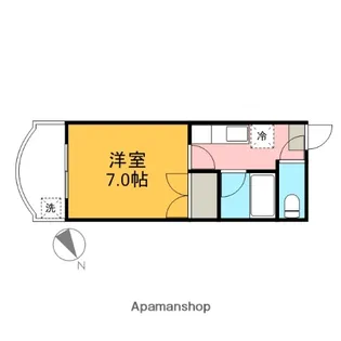 シャルム【203号室】の間取り