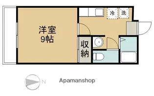 ラポールⅡ【205号室】の間取り