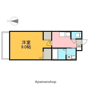 ロゼハウスIN西条【205号室】の間取り