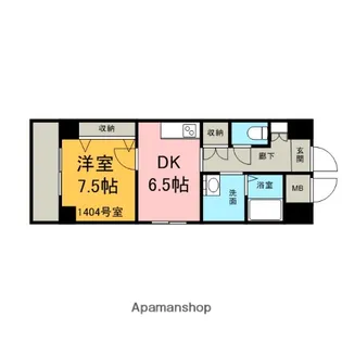 東広島SEA PLACE【14階】の間取り