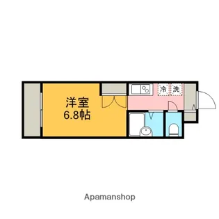 ブランシェ65【222号室】の間取り