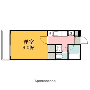 BELETRE・K【309号室】の間取り