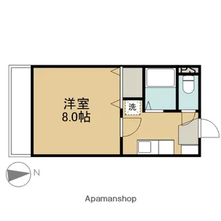 尾形ハイツA棟【105号室】の間取り