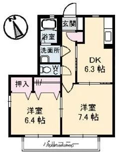 YU MAISON【2階】の間取り