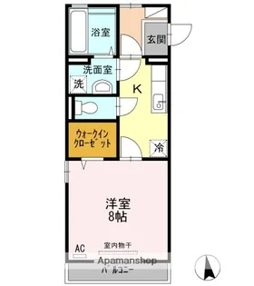 HUMPTY DUMPTY【2階】の間取り