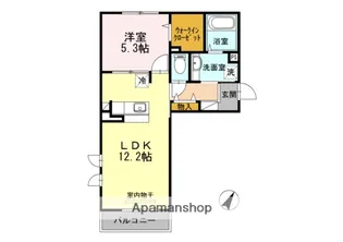 セントラルタウンコートA【1階】の間取り