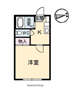 サニーヒルズB棟【1階】の間取り