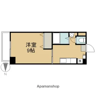シャル中央【302号室】の間取り