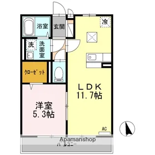 グランソーレ【1階】の間取り
