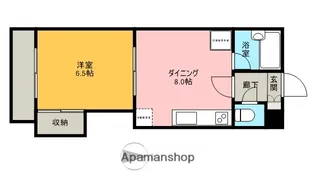 小倉屋ビル【705号室】の間取り