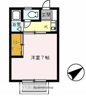 パークハウスA棟【2階】の間取り