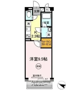 イミソーレ【3階】の間取り