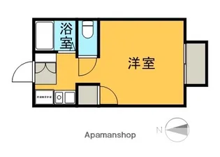 エステート森B【205号室】の間取り