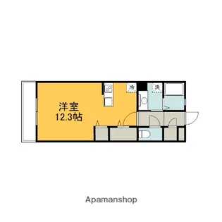 オークランドヒルズ広大前【207号室】の間取り