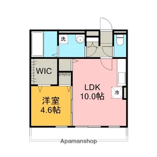 コスモポリス下見B棟【1階】の間取り