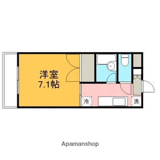 古市パークマンション【302号室】の間取り