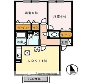 レオーノ【2階】の間取り