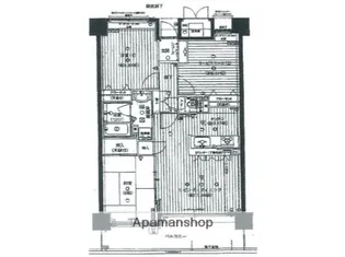 プレジデント皇神西条駅前【8階】の間取り