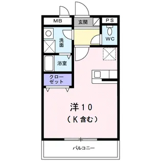 アルドーレ【3階】の間取り