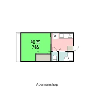 サンヒルズK2【205号室】の間取り