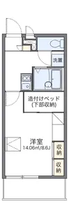 レオパレスKAMONⅣ【204号室】の間取り