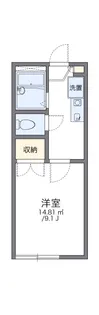 レオパレスシャルマンコートⅡ【102号室】の間取り
