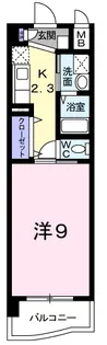 ヒロ・ファースト ケイ【2階】の間取り