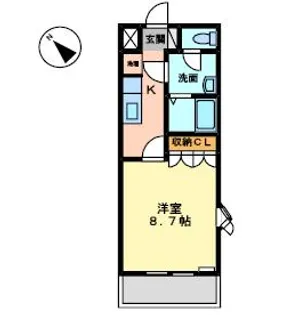 KOKOMO【2階】の間取り