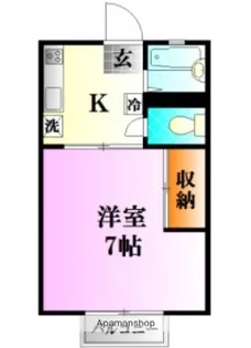 広島県東広島市西条町寺家【アパート】の間取り