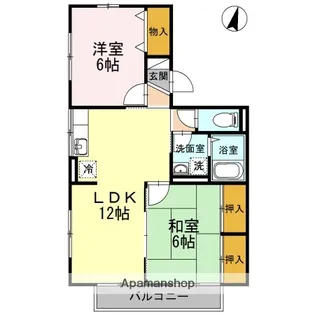 セジュール ラフィーネ【2階】の間取り