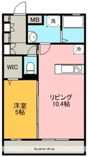 コスモポリス西条中央C棟【105号室】の間取り