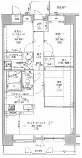 サンシティ西条昭和町【203号室号室】の間取り