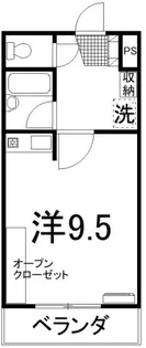 クニヒロマンションC【102号室号室】の間取り