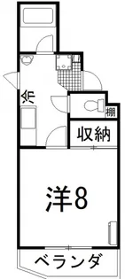 ハイツT.O【303号室号室】の間取り