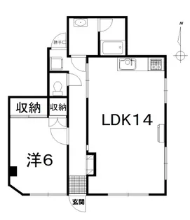 ハイツT.O【101号室号室】の間取り