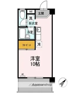 メゾン・ド・モンマルトル【2階】の間取り