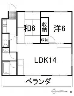 DOマンションB【303号室号室】の間取り