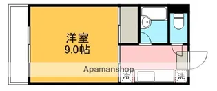 ウエストD【304号室】の間取り