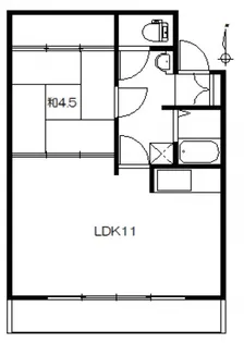 有田ビル【302号室号室】の間取り