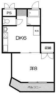 緑館2(中部屋)【303号室号室】の間取り