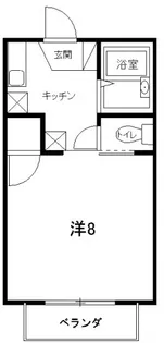 メゾンタカギ【2階】の間取り