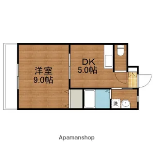 セントラル【109号室】の間取り