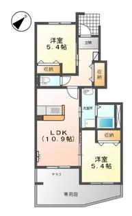 エルドラード【1階】の間取り