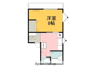 まるたかコーポC【201号室】の間取り